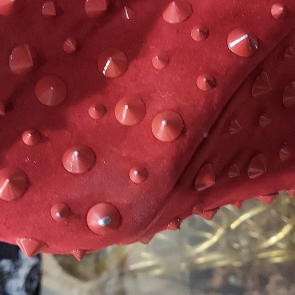 Red Size 9 Sheikh wedge bootie - Picture 3 of 4